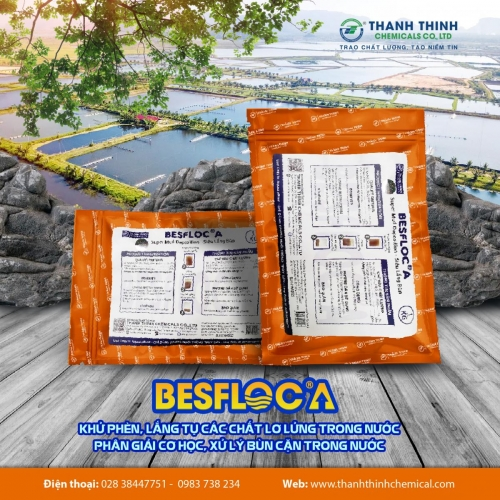 BESFLOC®A (1 kg/gói) - Siêu lắng tụ các chất lơ lửng trong nước