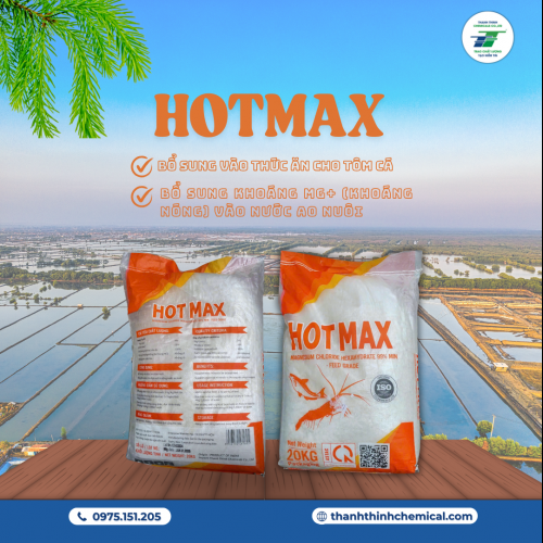 HOTMAX - Bổ sung Khoáng Magie nóng cho môi trường nước ao nuôi