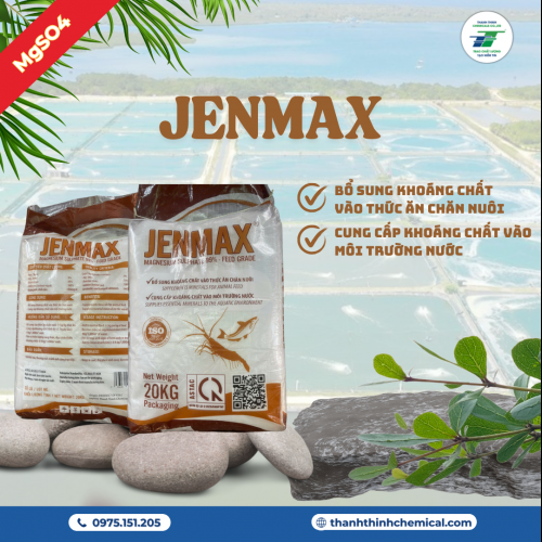 JENMAX - Bổ sung khoáng chất vào thức ăn chăn nuôi, cung cấp khoáng chất vào môi trường nước